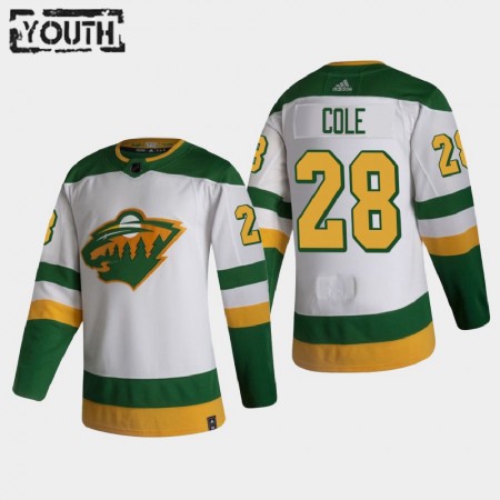 Dětské Hokejový Dres Minnesota Wild Dresy Ian Cole 28 2020-21 Reverse Retro Authentic